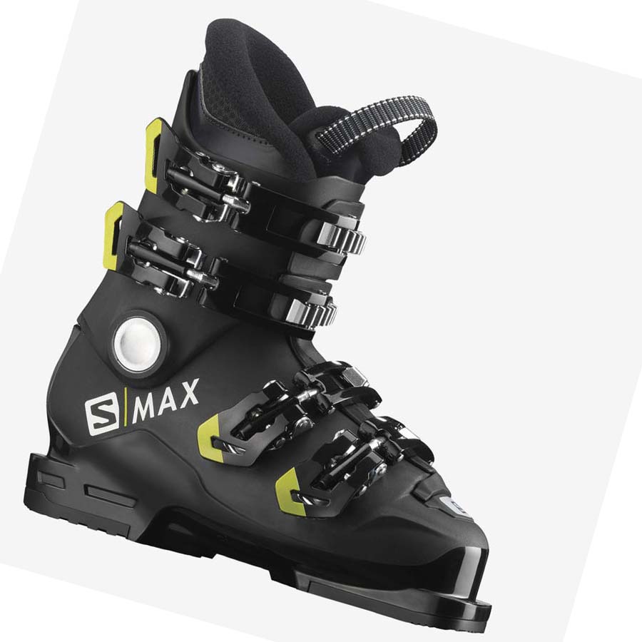 Salomon S/MAX 60 RT Síbakancs Gyerek Fekete Zöld | HU 3615NWY